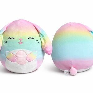 Squishmallows Pastel Rainbow Bunny Plush